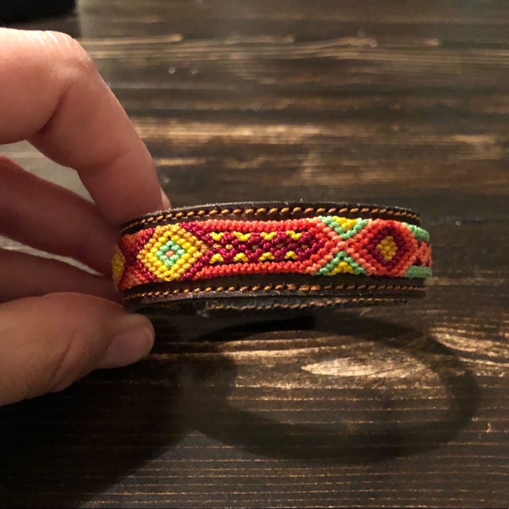 Leather bracelet
